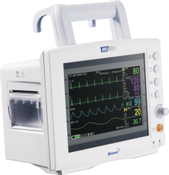 BM3  ECG-Respiração-Oximetria-Pressão não Invasiva-Temperatura.